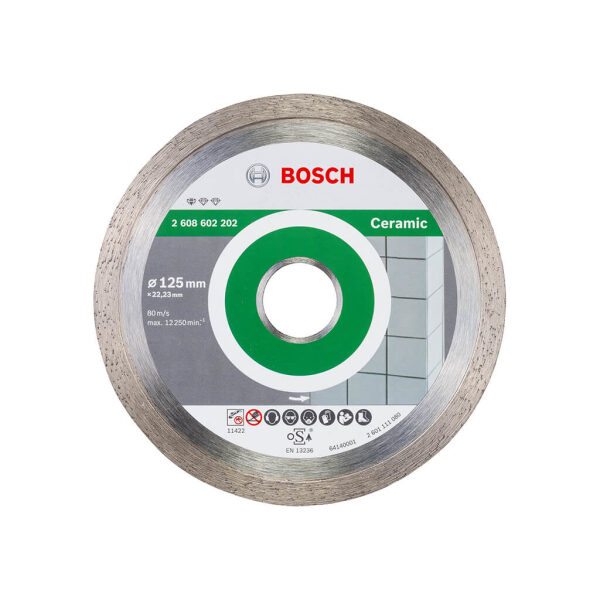 Bosch Diamanttrennscheibe Standard-Ceramic 12x22.23 - 2608602202